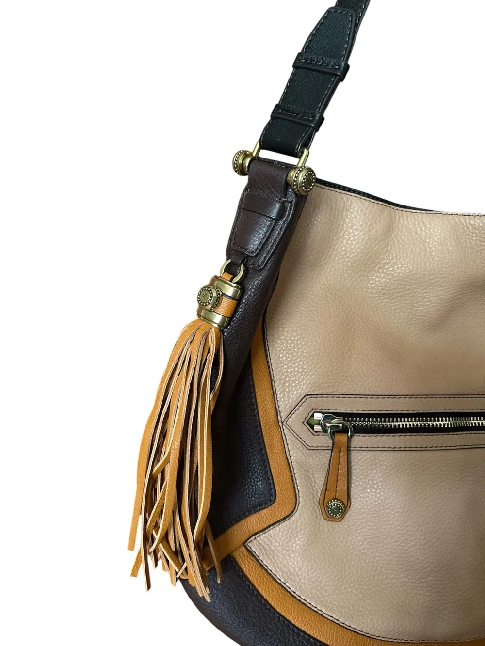 Pristine orYANY Colorblock Leather Hobo Bag - NEVER CARRIED